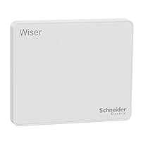 Schneider Electric CCT501801 Wiser Smart Home Hub Controller (2nd Gen), Free App Control on Site or Remotely, Compatible with Alexa and Google Assistant, White