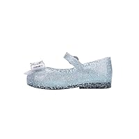 mini melissa Girl's Sweet Love + Disney Princess Mary Jane Jelly Flat for Toddlers & Babies - Jelly Shoes for Little Girls with Adjustable Strap & Side Buckle