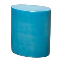 Emissary Home & Garden 1266TQ Stool/Table, Turquoise