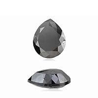 13.83 Cts of 17.13x14.13x6.73 mm AAA Pear Modified Brilliant (1 pc) Loose Treated Fancy Black Diamond (DIAMOND APPRAISAL INCLUDED)