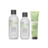 KMS CONSCIOUSSTYLE Everyday Shampoo and Balancing Conditioner & Beach Style Creme