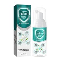 Unpree Mouthwash, Alcohol-Free, Germ Killing, Less Intense Formula, Bad Breath Treatment, Prevents and Treats Cavities Mouth Wash for Adults; Cool Mint Flavor (1 Bottle)