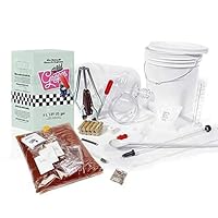 Wild Grapes California Sauvignon Blanc Wine Making Kit and Equipment Kit Bundle - Wine Making Supplies Included - All-in-One Kit Makes Up to 30 x 750mL Bottles, 6 Gallons of Wine