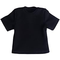 HiPlay 1/6 Scale Figure Doll Clothes: Black T-Shirt for 12-inch Collectible Action Figure B (Black B)