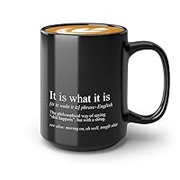 Workplace Coffee Mug 15oz Black - Philosophical Way Of Saying - Sarcastic Friendship Gifts Humorous Ironic Work Office Friend Secret Sister Gift Exchange Gift Bestfriend