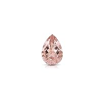 Collections (Round, Oval, Pear, Cushion, Heart, Trillion) AAA Clarity Single Natural Morganite Loose Gemstone Valentine's Day Gift For Her