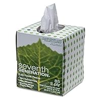 Seventh Generation Chlorine-Free Facial Tissue 85 Sh (Pack of 6)