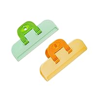 BESTOYARD Bag Sealer Clips 2pcs Slide-on Bag Sealer Sticks Baggies Seal Bags Food Bag Clip