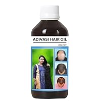 Wrixty Adivasi Herbal Hair Oil, 8.45 Fl Oz (250 ml), Made with 101 Pure Herbs and Roots for Hair Growth and Strength