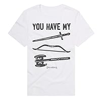 Popfunk Official Lord of The Rings Adult Unisex Classic Ring-Spun T-Shirt Collection