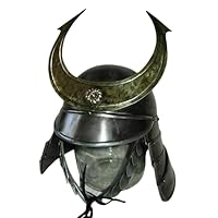 18GA Medieval SAMURAI HELMET Knight Larp Helmet Replica Helmet With Liner
