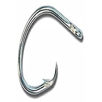 Mustad Classic 2 Extra Strong in Line Point Duratin Circle Fishing Hook | Strong for Heavy Tuna | Fewer Deep Hooks For Catch and Release, [Size 11/0,Pack 25]