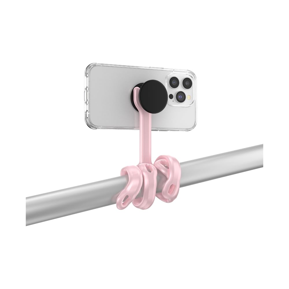 PopSockets Flexible Phone Mount & Stand, Phone Tripod Mount, Universal Device Mount - Flex-Pinky