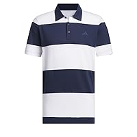 adidas Men's Colorblock Rugby Stripe Polo Shirt