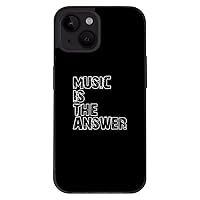Music Themed iPhone 14 Case - Music Quote Phone Case for iPhone 14 - Art Print iPhone 14 Case Multicolor