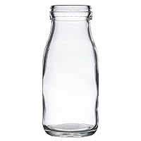 GMB16 Glass Milk Bottle, 16 oz.