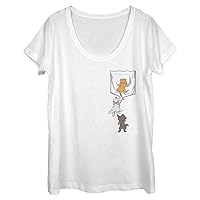 Disney Aristocats Kitten Crawl Women's Short Sleeve Tee Shirt