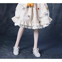 White Sneaker Shoes for 1/3 BJD Doll 55-60 cm Doll