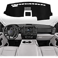 Dashboard Cover Dash Mat Compatible with 2015 2016 2017 2018 2019 2020 Ford F150 Dash Covers Interior Dash Board Accessories Protecter Cover