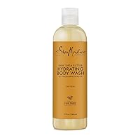 Hydrating Body Wash for Dry Skin Raw Shea Butter to Cleanse and Hydrate , 13 fl oz