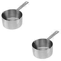 2 Pcs Saucepan Steamer Baby Stainless Steel Ramen Pot