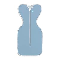 Love to Dream Swaddle UP, Baby Sleep Sack, Self-Soothing Swaddles for Newborns, Get Longer Sleep, Snug Fit Helps Calm Startle Reflex, New Born Essentials for Baby, Medium 13-19 lbs, Blue