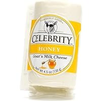 Celebrity goat cheese log honey4oz | 6 pack total of 1.5Ib