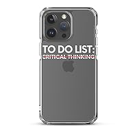 Funny Saying to Do List Critical Thinking Sarcasm Women Men Novelty Sarcastic Transparent