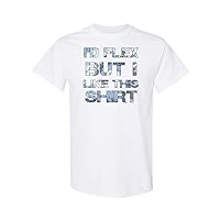 I'd Flex 2 Funny Gym Workout Unisex Novelty T-Shirt