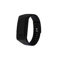 LED Silicone Watch Unisex Watch LED Digital Watch with Silicone Armband Sport Wrist Watch Waterproof for Boys Girls Bracelet Watch Black(Battery Included)