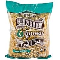Trader Joe's Organic Brown Rice & Quinoa Fusilli Pasta GLUTEN FREE 16 oz (CASE OF 4)
