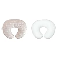 Boppy Nursing Pillow Organic Bare Naked Original Support, Pillow Only & Original Nursing Pillow Liner, Bright White, Machine Washable and Wipeable, Extends Time Between Washes, Liner Only