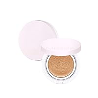 Magic Cushion Foundation No.21 Light Beige for Bright Skin - Flawless Coverage, Dewy Finish, Easy Application for All Skin Types