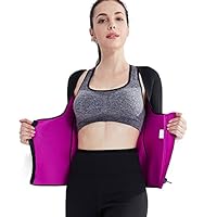Valentina Womens Long Sleeve Arm Shaper Slimming Shirt Waist Cincher Firm Control Bodysuit for Weight Loss
