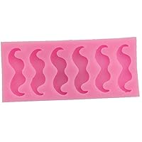 Funny Beard Mustache Cookie Molds Silicone Fondant Molds Cake Decorating Baking Tools Ice Cube Tray for Cake Decorating