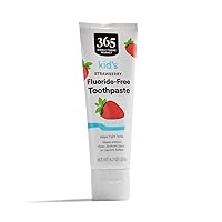 365 by Whole Foods Market, Kid's Fluoride-Free Strawberry Toothpaste, 4.2 Ounce