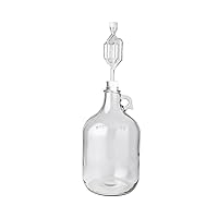FastRack Glass Wine Fermenter Includes Airlock, 1 gallon Capacity, clear (B00BEYREIW), 1 Count (Pack of 1)