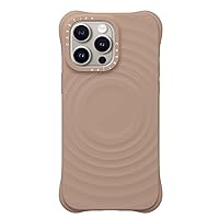 CASETiFY Ripple iPhone 15 Pro Max Case [ 2X Military Grade Drop Tested/Wave Textured/Compatible with Magsafe ] - Latte