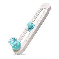KW-Trio Circle 360-D ee Handmade Rotation Compass Adjustable Circle Diameter DIY Card Paper Cutting Tool with Visible Center Position and Clear Scale with B Cover Ideal for Crafting