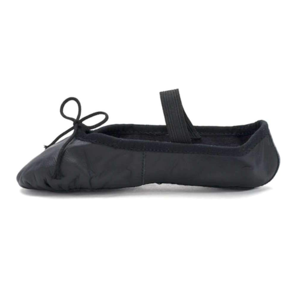 Leo Baby-Girl's Ballet Russe Dance Shoe, Black, 7.5 D US Toddler