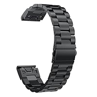 26 22 20mm Watchband For Garmin Fenix 6S 6 6X Pro 5S 5 5X Plus 3HR Enduro Stainless Steel Smart Watch Quick Release Wrist Strap
