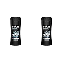 Cool Ocean Men's Body Wash With Essential Oils 12H Refreshing Scent Body Wash For Men, Clean and Fresh Scent 16 oz (Pack of 2)