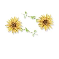 6 pcs Sunflower Temporary Tattoo Waterproof Female Clavicle Color Lasting Arm Ankle Sticker