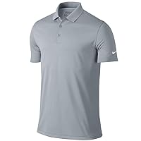 Golf Victory Solid Polo (Wolf Grey/White) (Large)