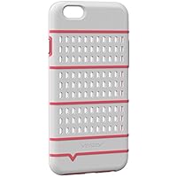 Ventev Aria, Lightweight Cell Phone Case for iPhone 6 - Retail Packaging - White/Deep Coral
