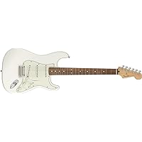 Fender Player Stratocaster SSS Electric Guitar, with 2-Year Warranty, Polar White, Pau Ferro Fingerboard