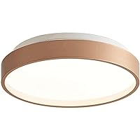 Close To Ceiling Lights Round Modern Led Ceiling Light Bright Bathroom Ceiling Lamp Flush Mount Ceiling Lighting Fixture for Kitchen Hallway Bedroom Balcony Laundry Corridor Shop ( Color : Gold , Size