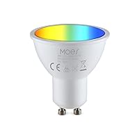 Smart WiFi LED Spot Light Bulb,5W GU10 Dimmable LED Bulb,Color Changing Light Bulb Work with Alexa and Google Home,Voice/APP Control