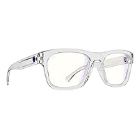 SPY Optic Screen Crossway, Round Blue Light Blocker Glasses, Color and Contrast Enhancing Lenses