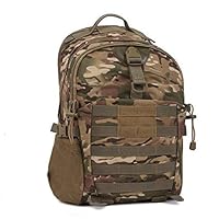 35L Men's Tactical Camping Hiking Backpack Camouflage Waterproof Mountaineering Bags (Color : 001)